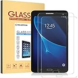 [2 Pack]Screen Protector Compatible with Samsung Galaxy Tab A 7.0 , Nearpow Tempered Glass Screen Protector [9H Hardness] [Crystal Clear] [Easy Bubble-Free Installation] [Scratch Resist]