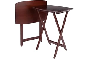 Darlene 2-Pc Snack Table Set, Walnut