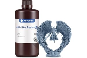 ANYCUBIC 2nd Gen Resin Technology ABS-Like Resin 2.0, 3D Printer Resin with High