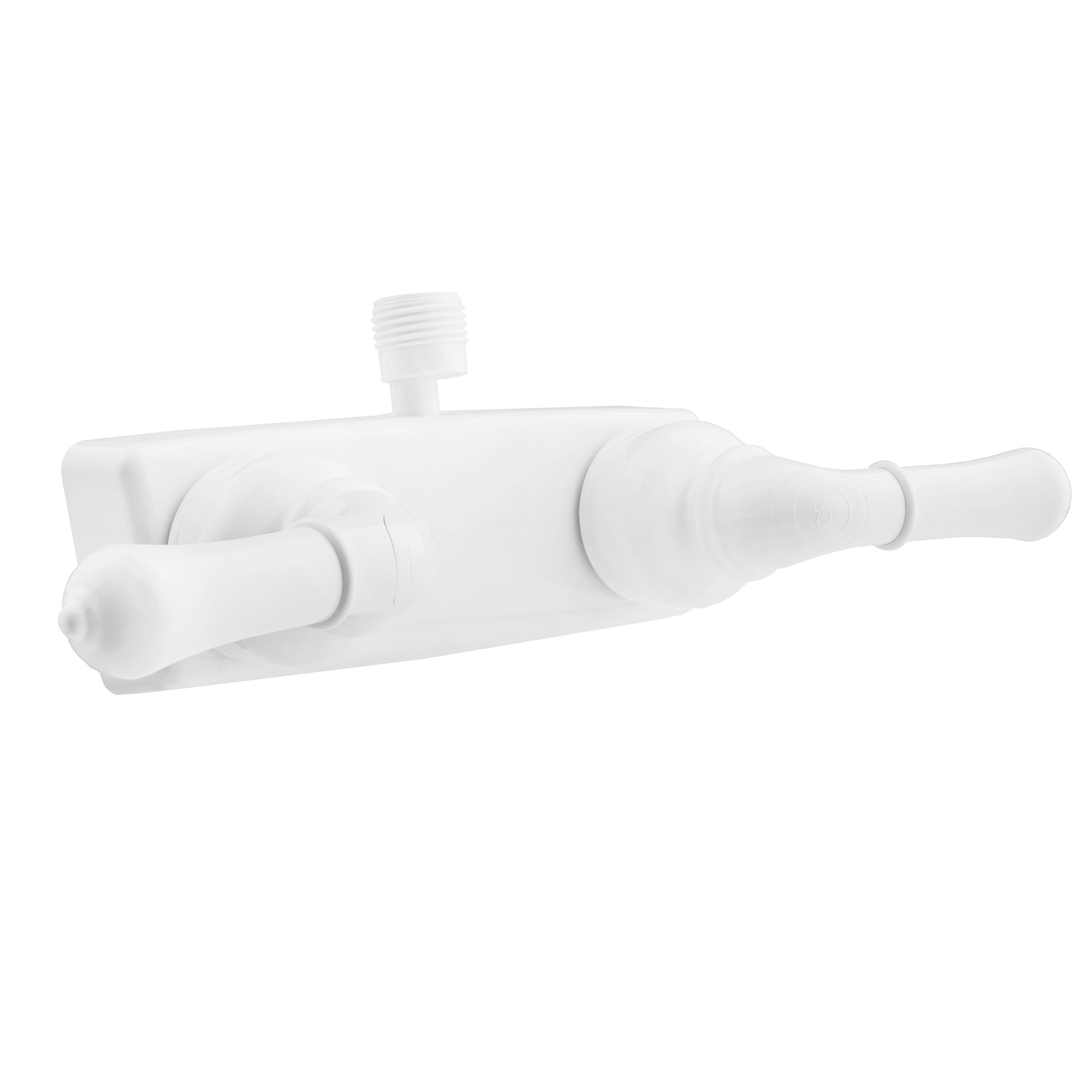 DF-SA100C-WT - RV/Motorhome Shower Faucet Valve Diverter - White Finish- For: Recreational Vehicle, Motor Home, Travel Trailer, Camper, Fifth (5th) Wheel, Towable