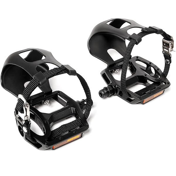 Road Bike Pedals Zefal Cristophe Mountain Bicycle Half Toe Clip