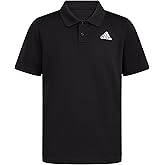 Adidas Boys Active Performance Mesh Golf Polo Shirt