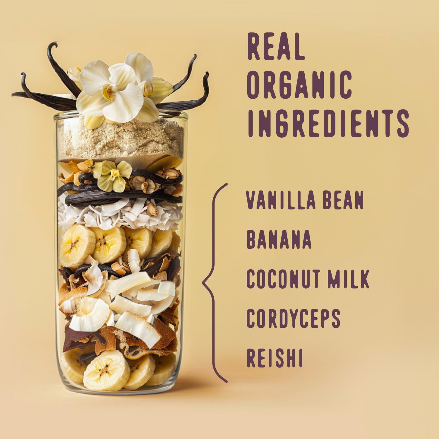 FlavCity Grass Fed Whey Protein Powder - Vanilla Smoothie - 25g Protein & 10g Collagen - Made with Real Vanilla Bean & Organic Coconut Milk - Gluten Free & No Added Sugars (20 Servings)