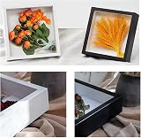 GSHUR 3D Shadow Box 22x22cm Deep Frame 5cm Depth Black MDF view 2