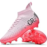 Sunqin Soccer Cleats for Mens Womens Indoor Turf Soccer Shoes Youth AG TF Training Football Boots Unisex