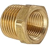 thumbnail image 2 of Anderson Metals Brass Garden Hose Connector - 3/4 Female Hose To 3/4 Male Pipe Fitting 2 of 11