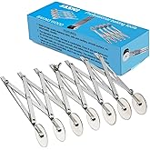 7 Wheel Stainless Steel Pizza Cutter Dough Divider Pastry Baking Cutter | Food Grade Multi-wheel Dough Cutter, Adjustable Pastry Cutter, Ideal for Pizza, Brownies, Cookies &amp; Pasta