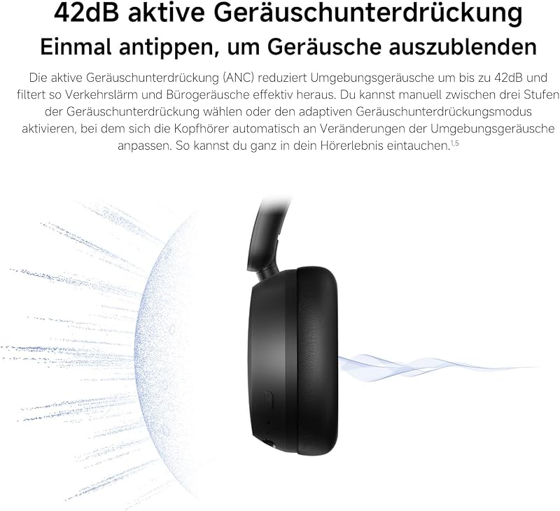 Redmi Headphones Neo, Over-Ear, ANC, Schwarz