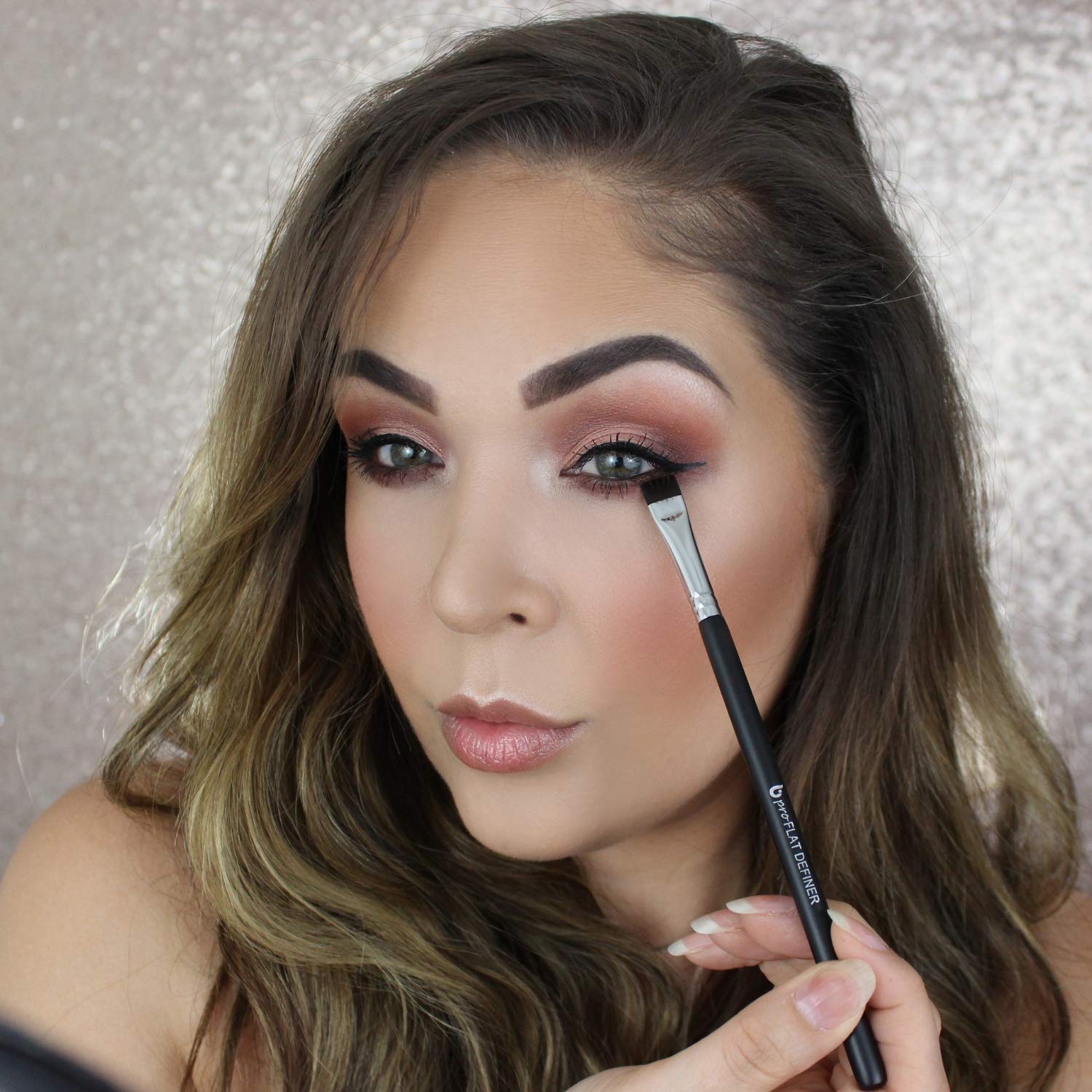 flat concealer brush for eyebrows