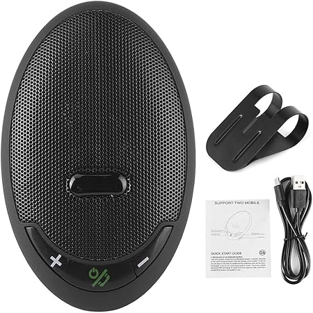 Amazon Co Jp Elerose 車のスピーカーフォンbluetooth 車のワイヤレスハンズフリーサンバイザー Bluetooth電話スピーカーオーディオレシーバーアダプターbt 100 家電 カメラ