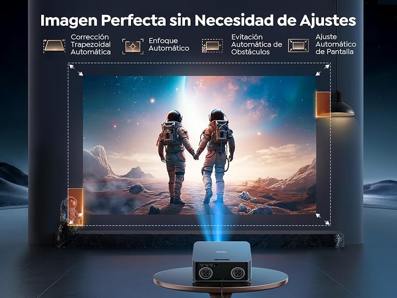 Projetor 4K | Alto Brilho 1700 ANSI | Netflix Ready| 50W Áudio Dolby — foto 5 de 6