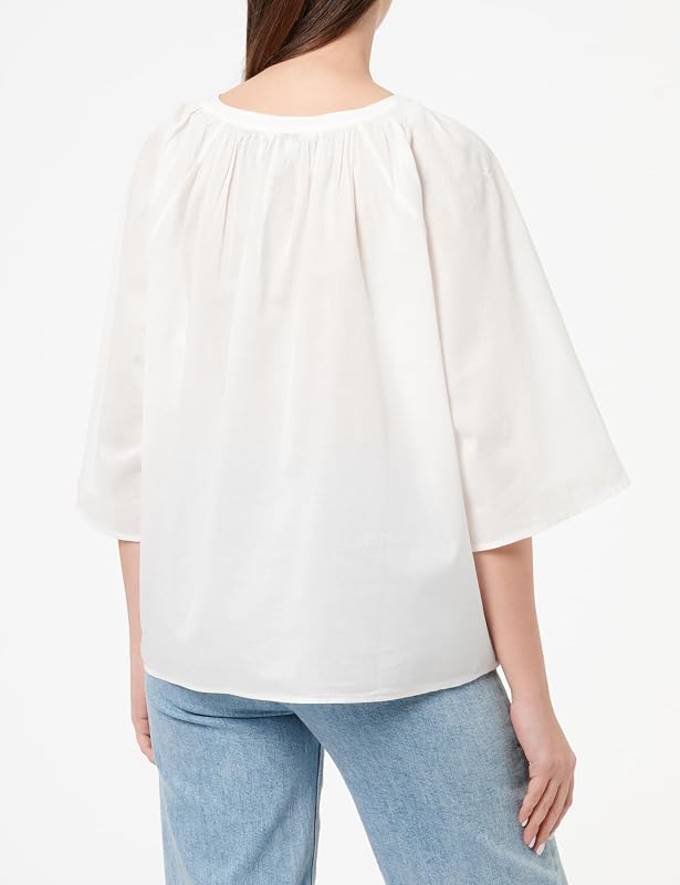 Chemisier S/S pour Femme, Blanc (Th Optique Blanc), 62 — photo 3 sur 4