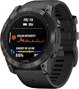 Garmin Fenix 7X Pro Smartwatch Sapphire Solar Multisport DLC Titanium Black Band view 3