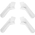 B&B Moulders RecPro 4 RV Rain Gutter Spout Long Version Left and Right White | Made in America