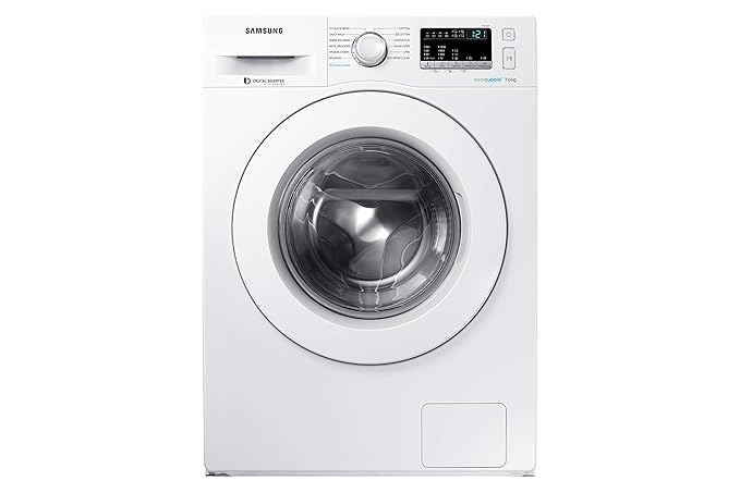 Samsung 7 Kg Fully Automatic Front Loading Washing Machine Ww70j42e0kw Tl White Hygiene Steam Amazon In Home Kitchen