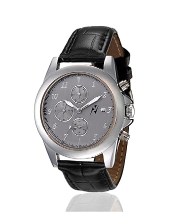 Analogue Day and Date Brown Dial and Strap Mens Watch