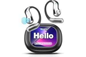 DIUJZLD AI Translation Earbuds Real Time, 169 Languages & 8 Offline Modes, 60H Playtime Language Translator Earbuds, Audifonos Traductores Inglés Español for Travel Business Learning(Black)