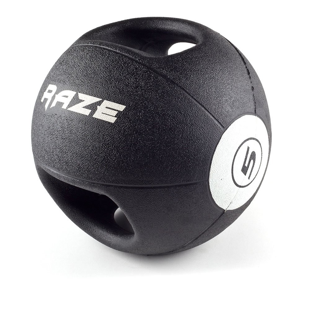 Raze Unisex Adult Dual Grip Medicine Ball - Black, 5kg