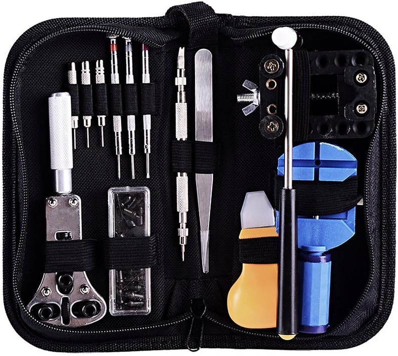 Ohuhu professional set of 13 watchmaking tools for watch repair, case