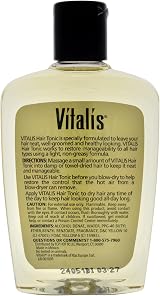 Vitalis Hair Tonic Liquid 207ml Non-Greasy Formula All Hair Types Well-Groomed view 2