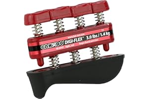 CanDo Digi-Flex Hand and Finger Exerciser Red Light- For Dexterity, Strength, and Flexibility for Fingers, Hands, and Forearms