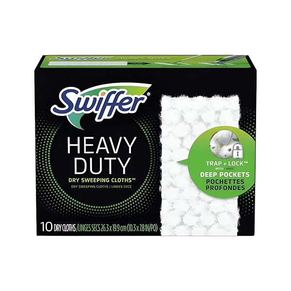 SWIFFER 1899996 11 X 8.5 IN. HEAVY DUTY CLOTH REFILL PAD – 10 COUNT