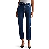 AG Women's Rian Super High Rise Straight Jeans in 7 Years Antwerp