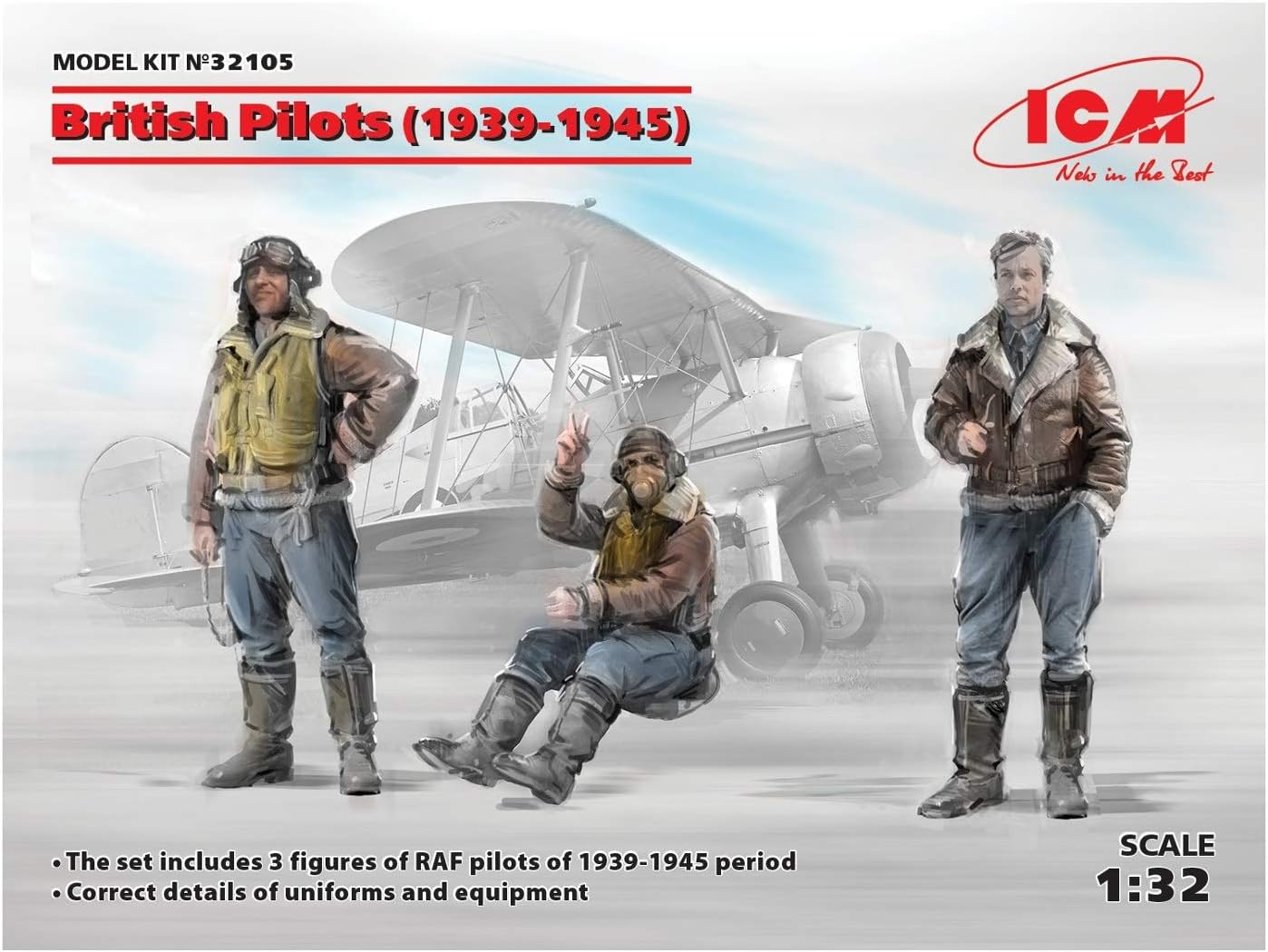 ICM 1:32 - British Pilots (1939-1945), Black