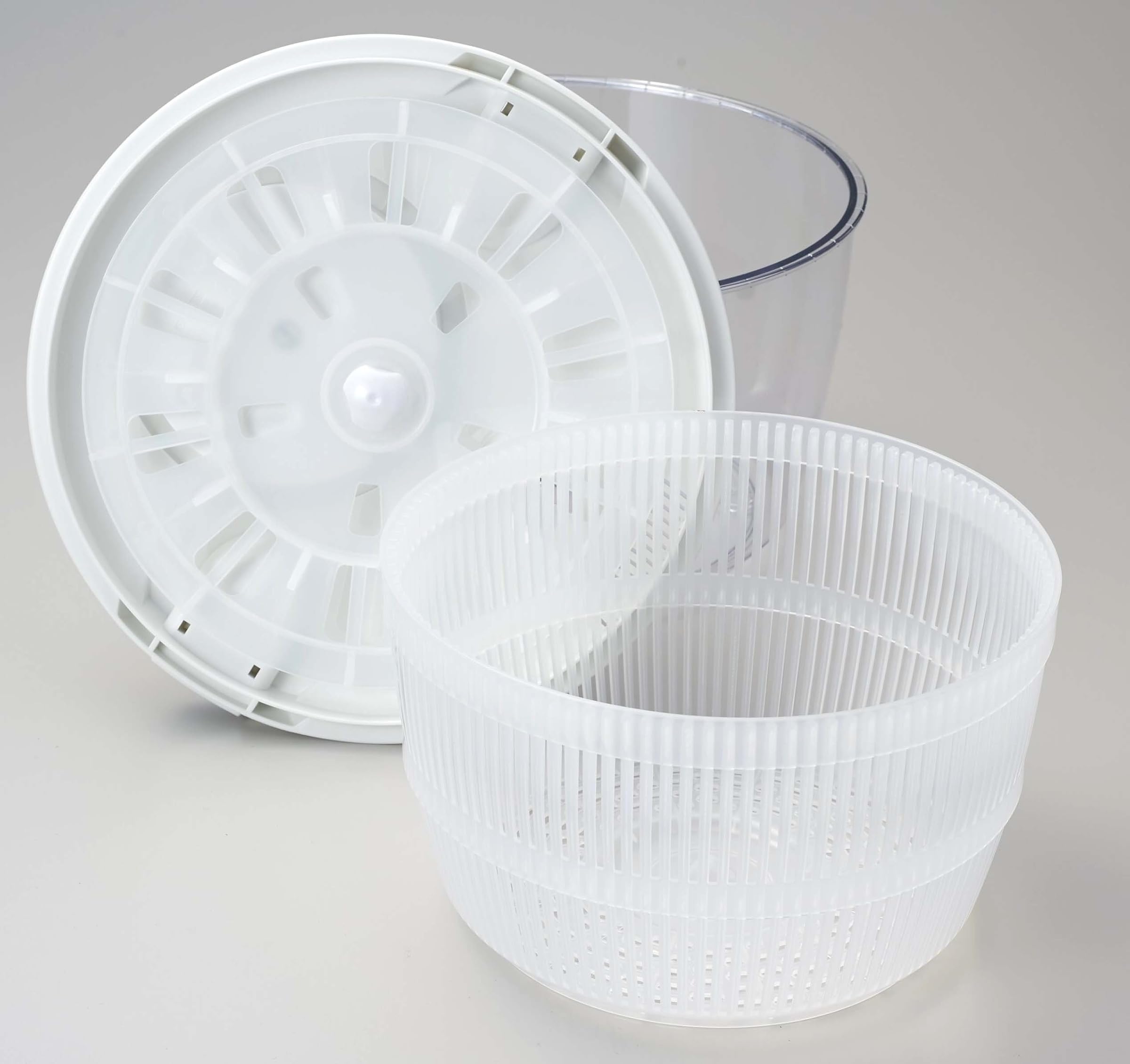 PEARL METAL Quick-Drain Mighty Vegetable Colander Bowl/Salad Spinner C-66