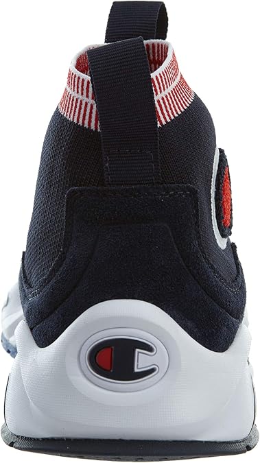 champion men's rally pro black & white shoes