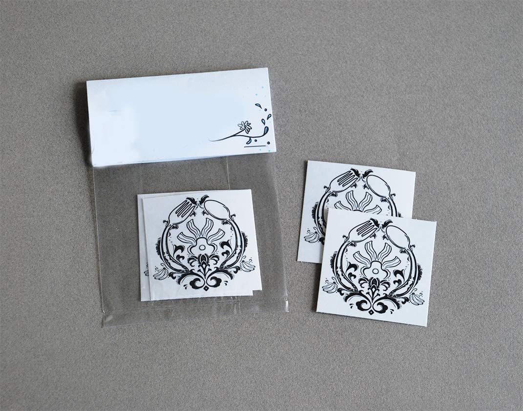 Food Temporary Tattoo, Breakfast tattoos featuring Bacon, Egg, Spoon & Fork, set of 2 by the Meticulous Whim