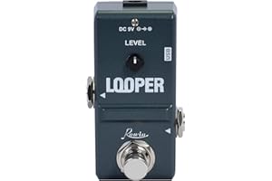 Rowin Tiny Looper Electric Guitar Effect Pedal 10 Minutes of Looping Unlimited Overdubs