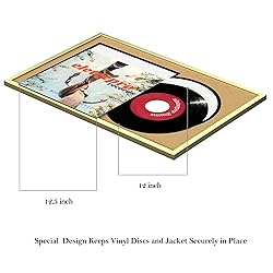 eletecpro 16x24 Aluminum Record Frame with Acrylic
