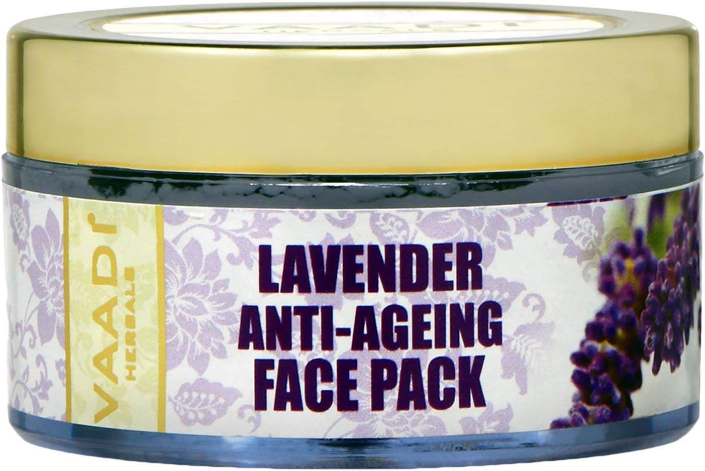 Vaadi Herbals Lavender Anti Ageing Face Pack, 70g - (Packaging may vary)