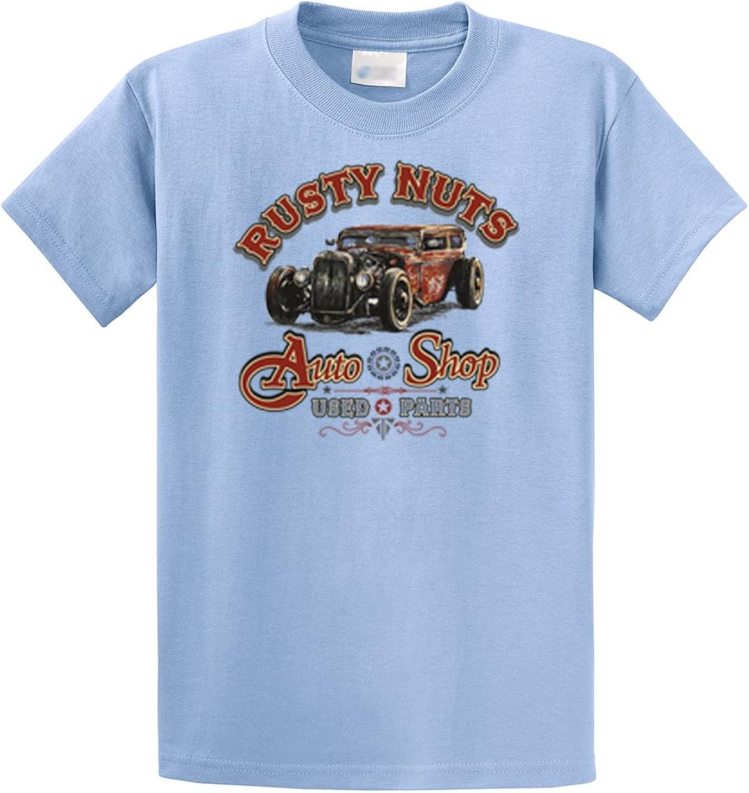 Rusty Nuts Tshirt Auto Shop Used Parts Classic