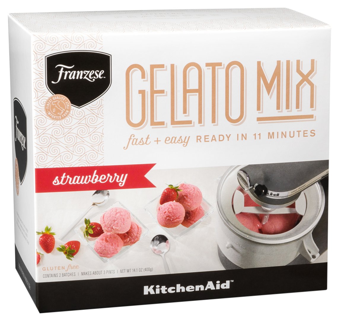 KitchenAid Franzese Authentic Italian Strawberry Gelato Mix (2 Pack