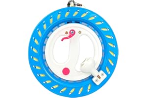 Kaiciuss 9in Kite String Reel Winder with Brake, Anti-Rotation Knob Equipped, 1640ft Sturdy Line, Easy to Use for Flying Kite for, Adults, Teens and Beginners