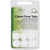 SimpleAir SACF Drain Line Clean Flow Tabs, for AC Units, HVAC Systems, Dehumidifiers, Condensate Drain Line Applications, 6 Count (1 Pack)