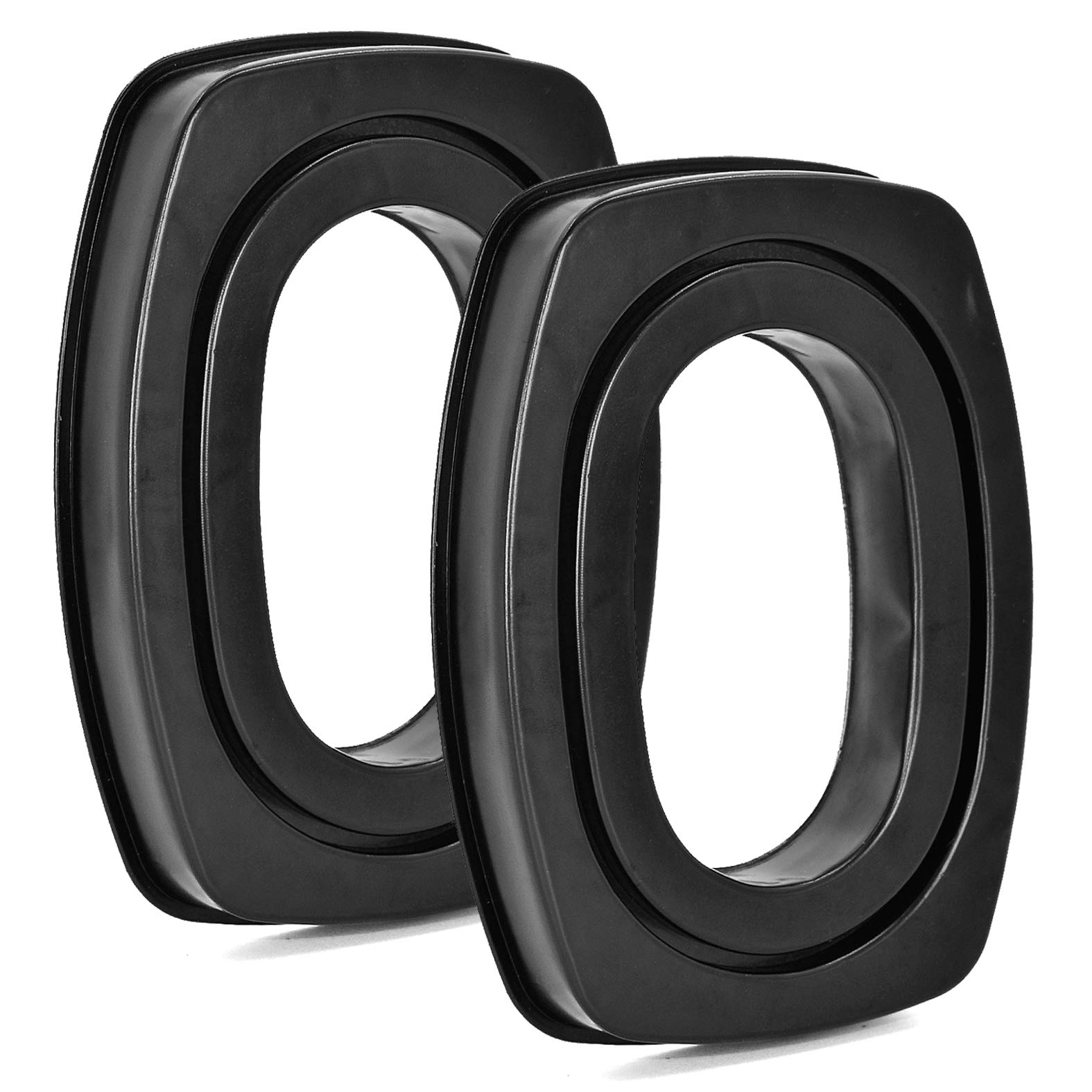 Silicone Gel Instant chill - defean Replacement Earpads Ear Cushion Compatible with Howard Leight by Honeywell Impact,Impact Sport, Impact Pro, Sync, Leightning, Noise Isolation Foam,Safety Earmuffs