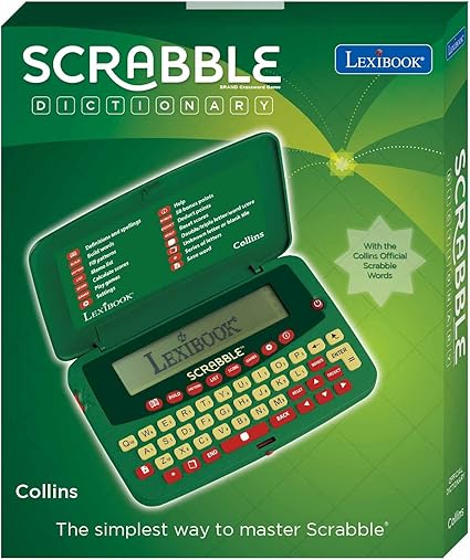Lexibook Scf 328aen Deluxe Electronic Scrabble Dictionnaire En Anglais Amazon Fr Jeux Et Jouets