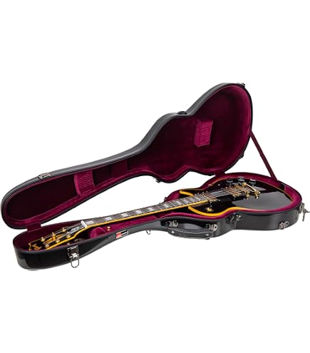 Amazon.com: Crossrock Les Paul Fiberglass Guitar Case with TSA