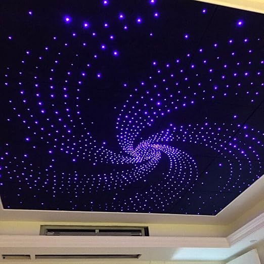 Kit Fibre Optique 163 Pièces 5 W Rgb Cromoterapia Ciel