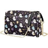 Yasala Women's PU Leather Shoulder Bag Vegan Crossbody Purse Chic Satchel