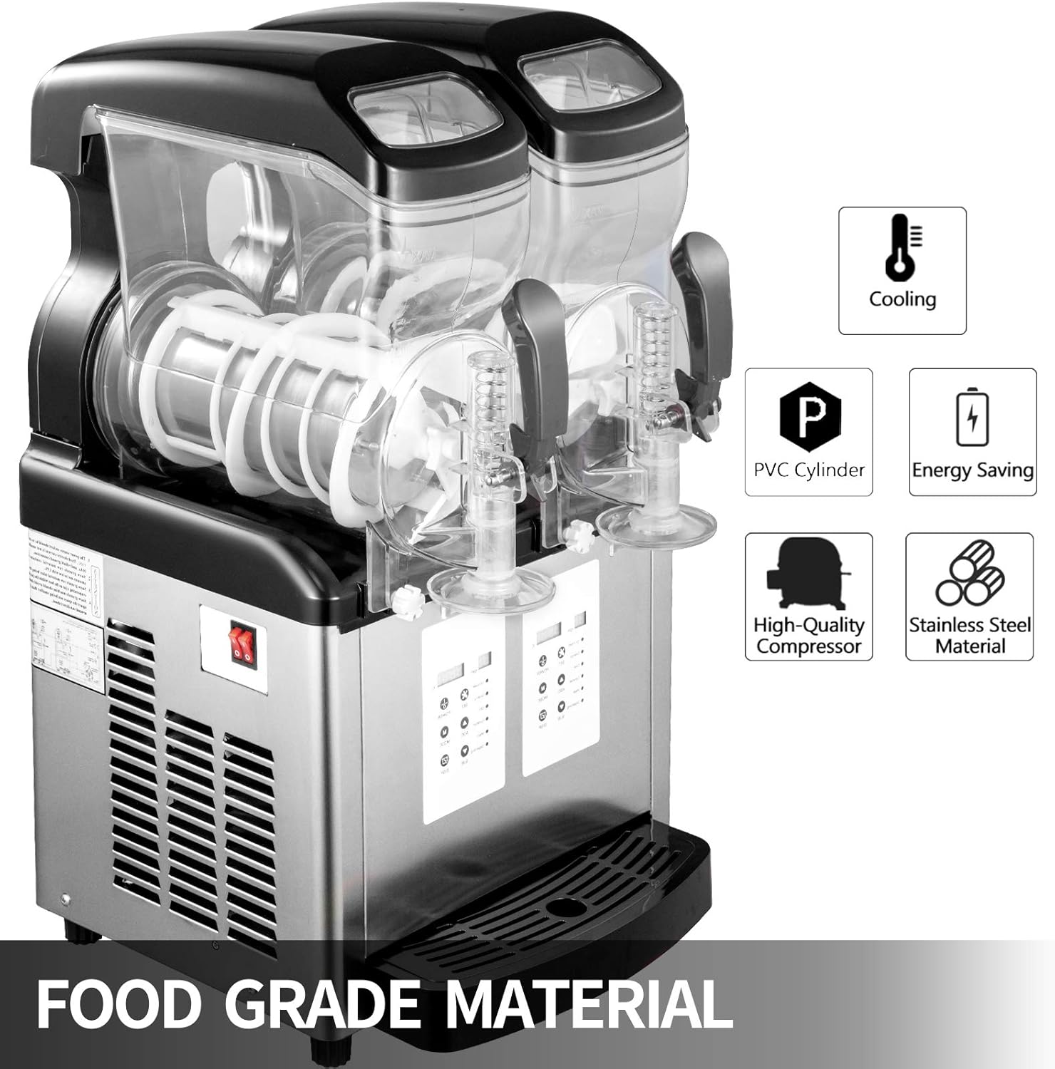 Macchine per granite Macchina Granite con 2 Barattoli PVC Macchina