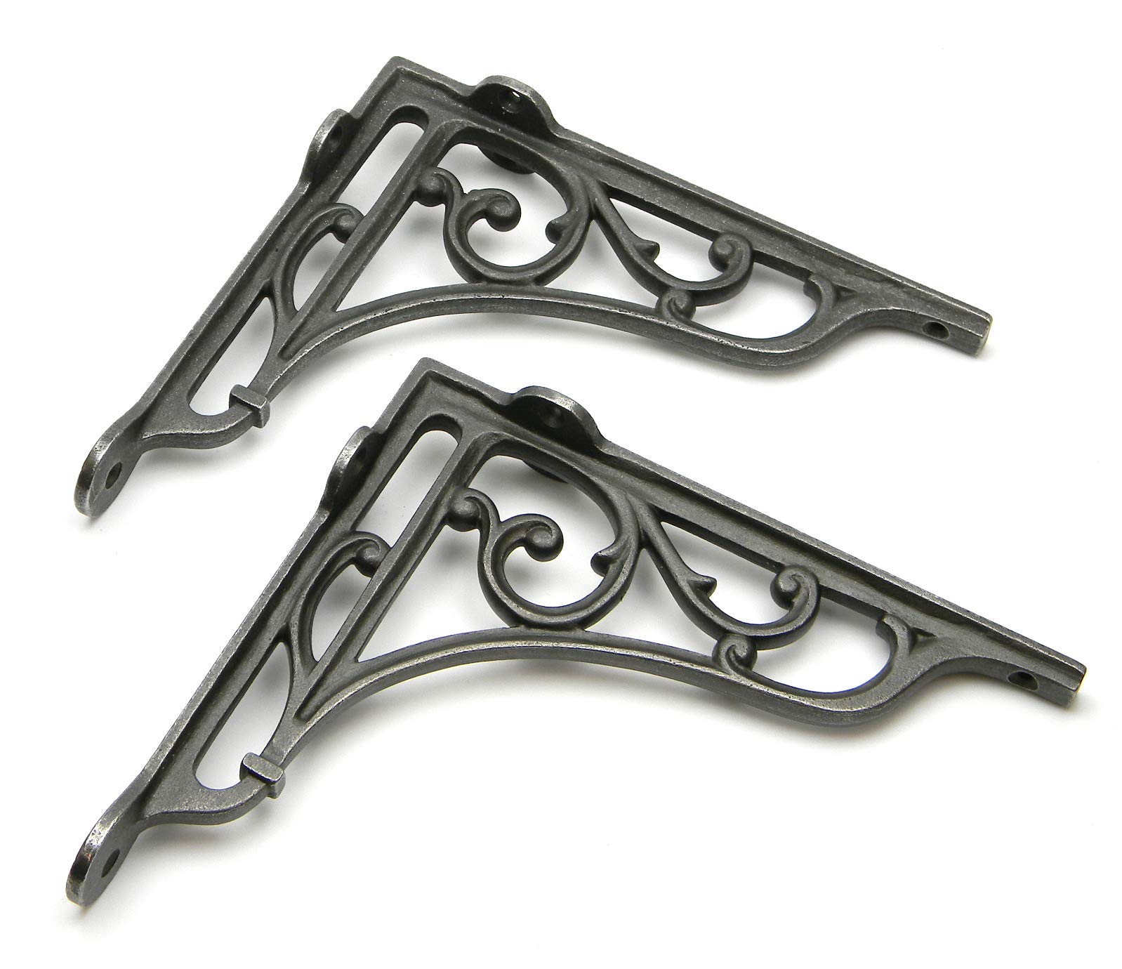 Pair of Cast Iron Heritage Shelf Brackets (195mm x 180mm)