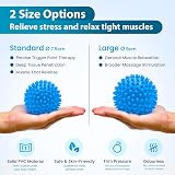 Beenax Lacrosse & Spiky Massage Ball Set for Muscle Relief & Relaxation view 3