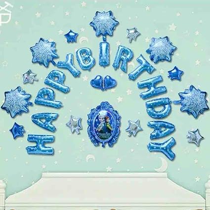 Amazon Com Hpwai Frozen Birthday Party Favor Supplies 29 Pcs Elsa