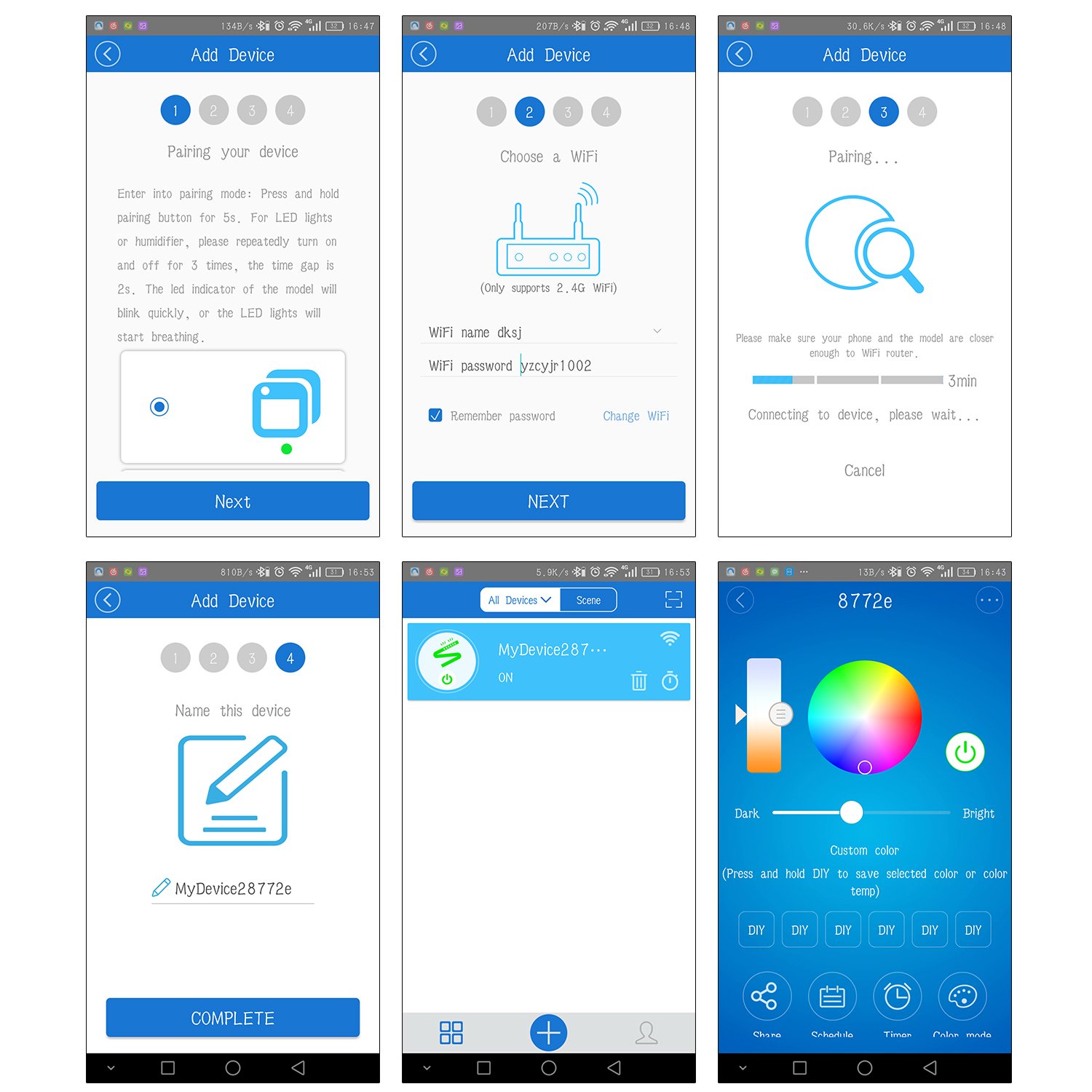Guaiboshi Tira LED 5M Tiras de Luz Inteligente Impermeable con Wifi Controlador con Amazon Alexa Echo, Google Home, Luces LED 150Leds SMD 5050 Kit para iOS y Android Smartphones