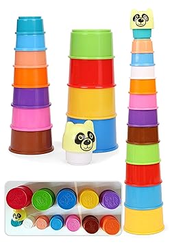 SARTHAM Baby Toy, Stacking Cups for Kids (Age 1+)