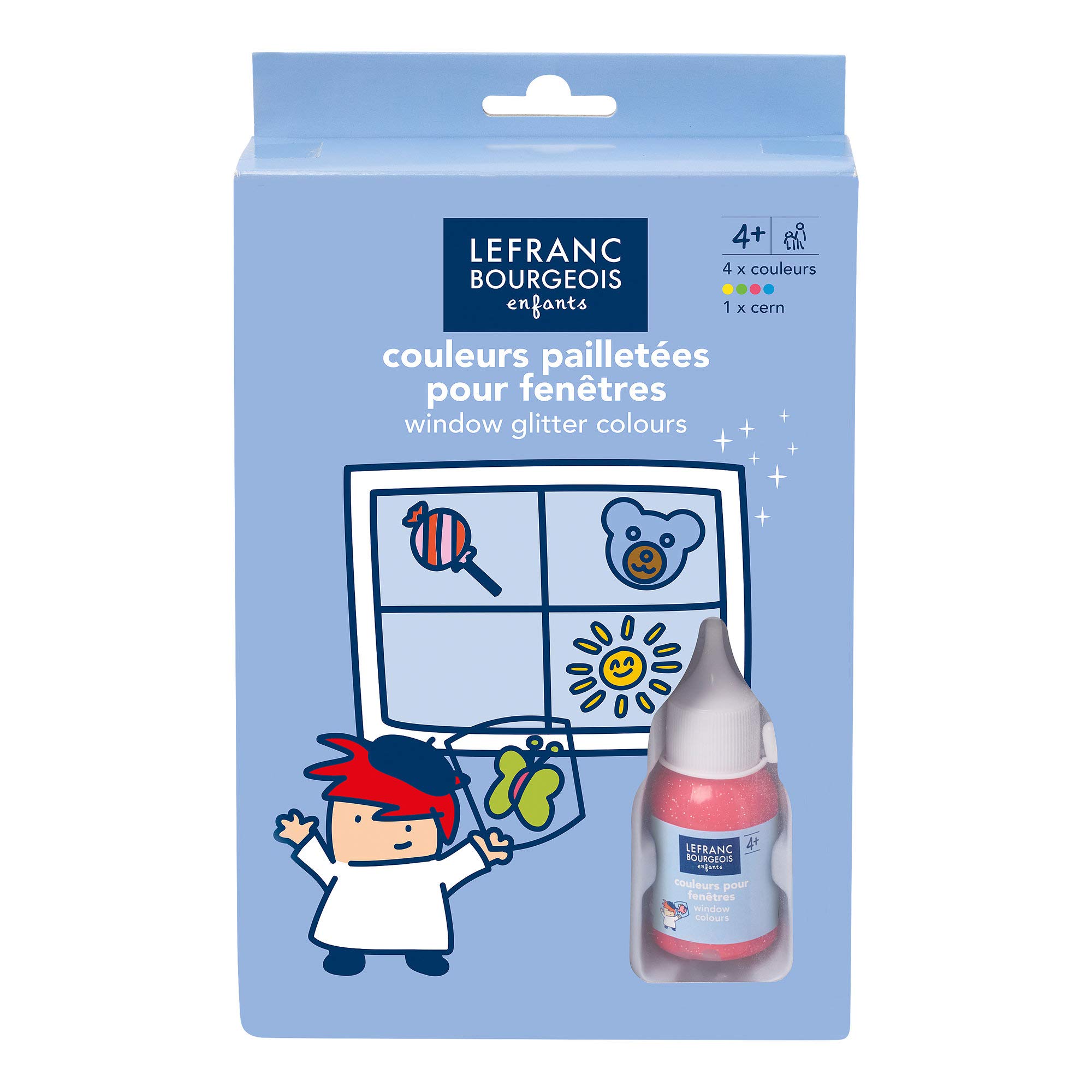 Lefranc Bourgeois Colour & Co Window Kit Glitter